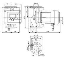 Circulateur collectif Stratos MAXO-Z 40/0,5-12 PN16 circulateur intelligent à rotor noyé raccord fileté Réf. 2186316