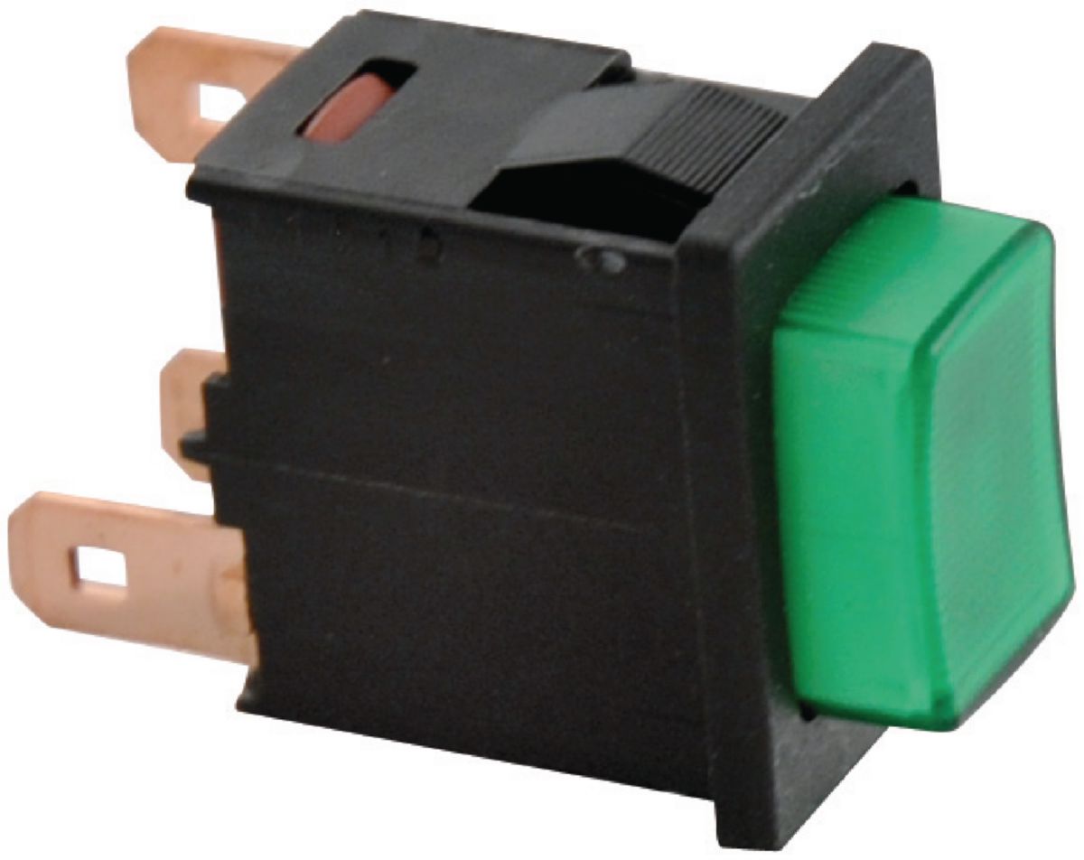 Bouton Poussoir Vert 13x19 Mm Pour De Dietrich Chappee - Référence V15804542 / BA